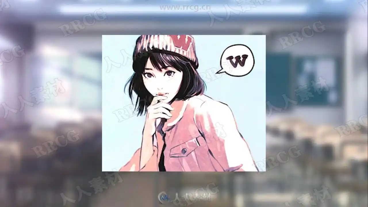 马克笔动画着色过程传统手绘技能实例训练视频教程